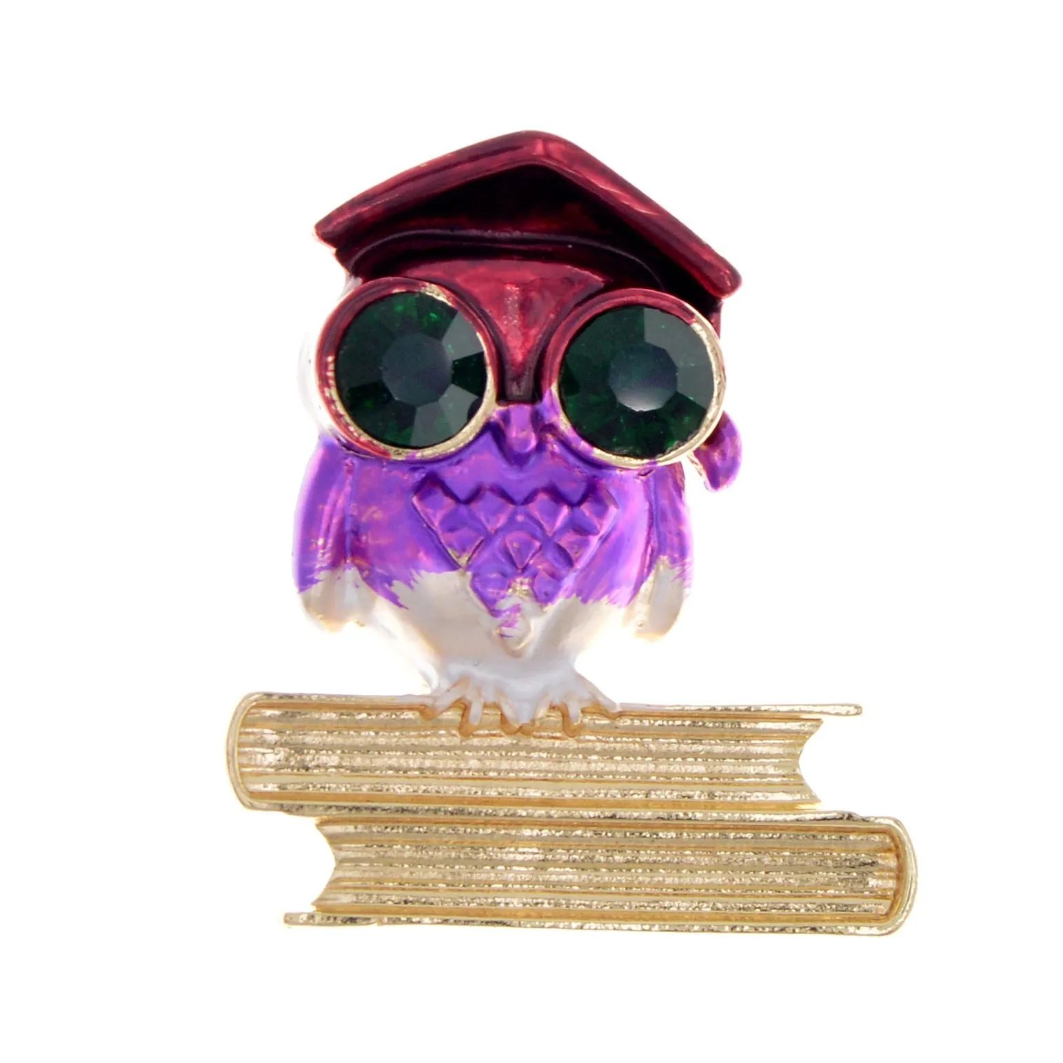 Enamel Owl Brooches Kids Jewelry Fashion Animal Design Brooch