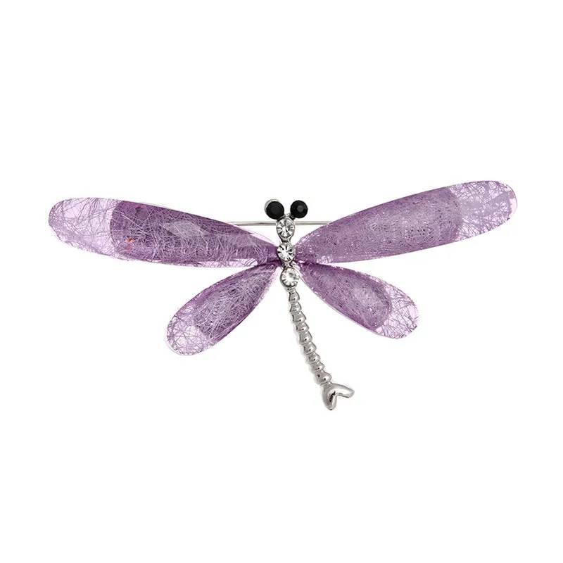 Fashion Dragonfly Brooches For Women Vintage Insect Animal Brooch Pin Jewelry
