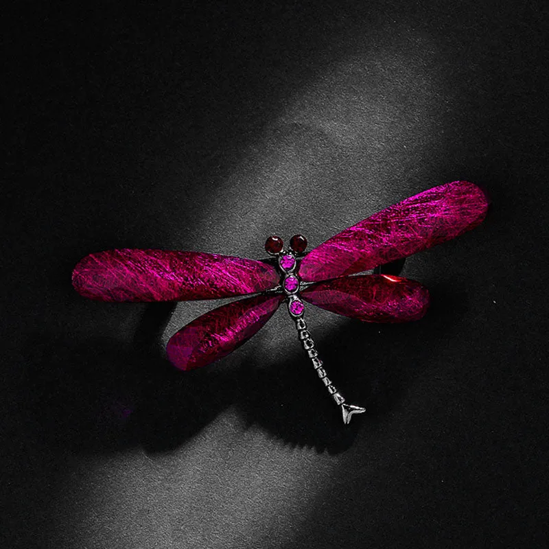 Fashion Dragonfly Brooches For Women Vintage Insect Animal Brooch Pin Jewelry