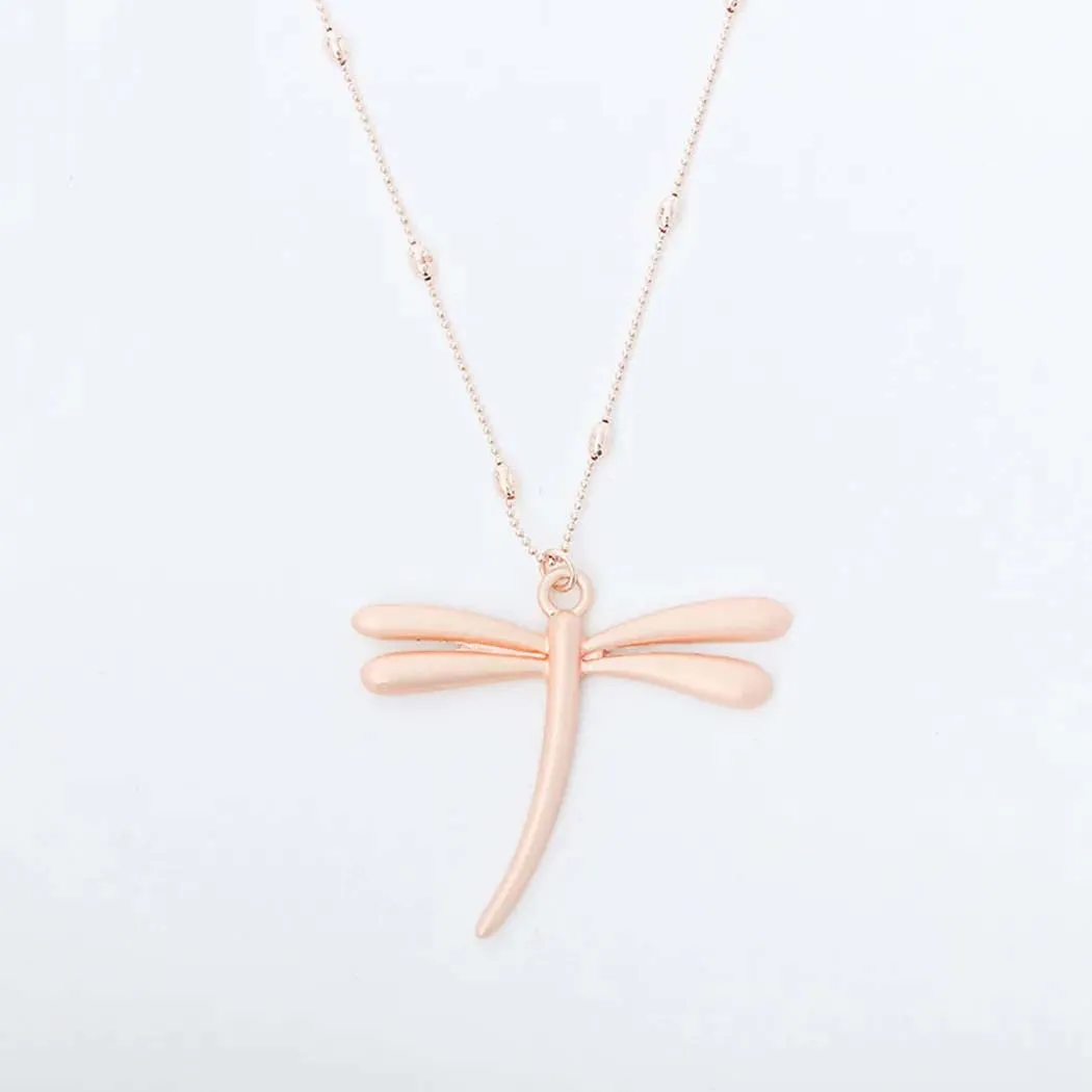 Fashion Goth Gold Color Dragonfly Suspension Pendants for Women