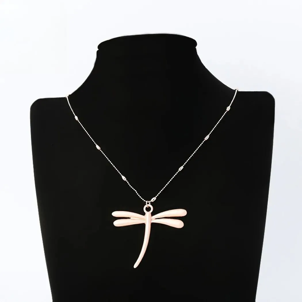 Fashion Goth Gold Color Dragonfly Suspension Pendants for Women