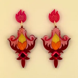 Fire 🔥 - earrings - Set of 2
