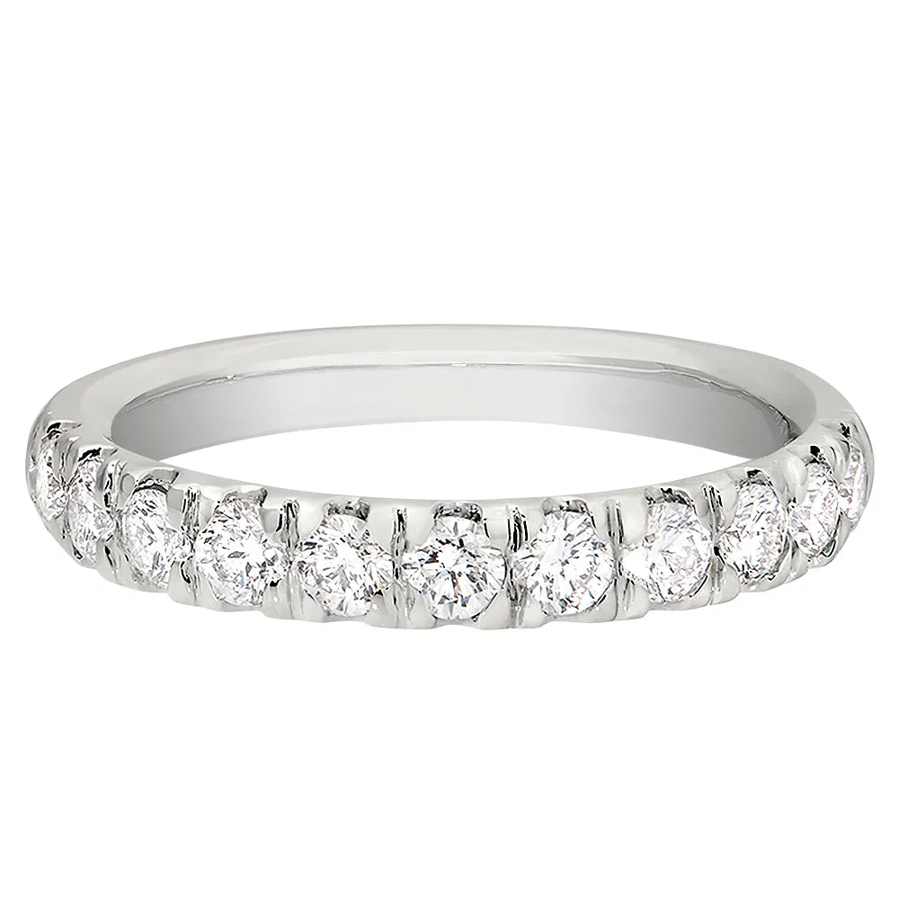 Flat Diamond Wedding Band .07CT Diamonds