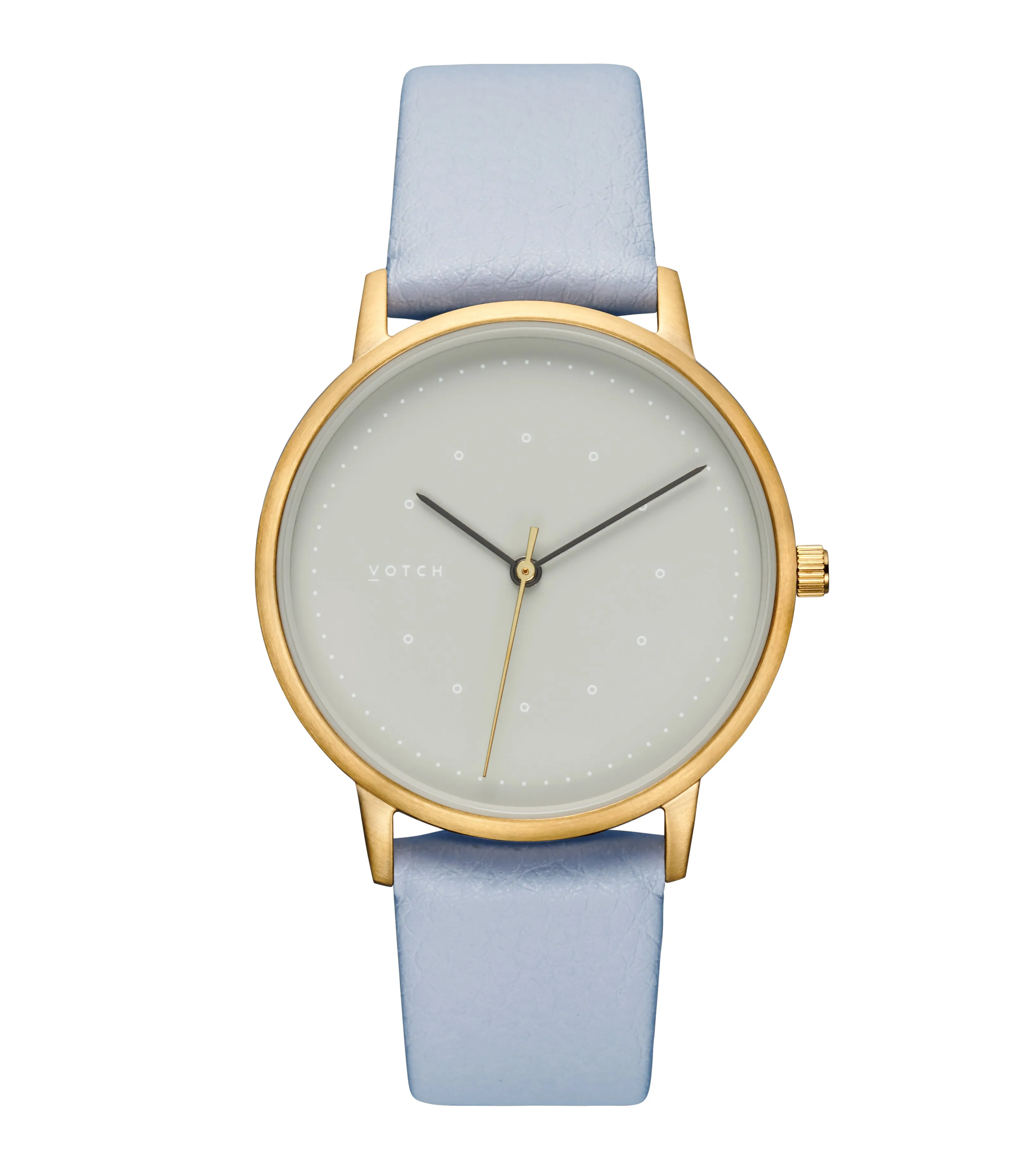 Gold and Light Blue with Grey Watch | Lyka