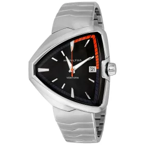Hamilton Ventura Elvis80 Black Dial Shield-Shaped Men's Watch H24551131