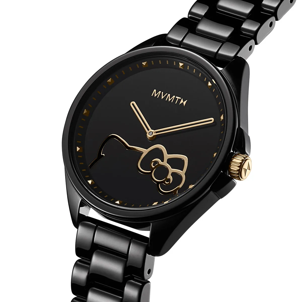 Hello Kitty x MVMT Coronada Watch (Gloss Black)