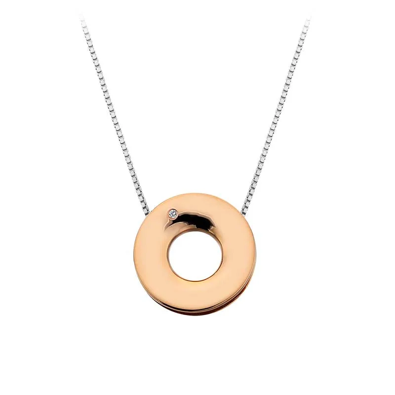 Hot Diamonds Emerge Open Circle Pendant