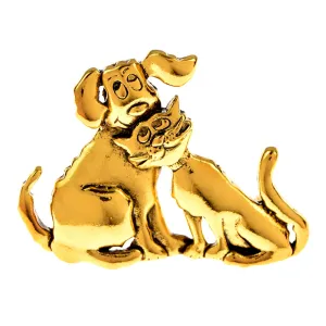 Kids Cute Dog And Cat Brooches For Women And Men Funny Animal Pins Brooch