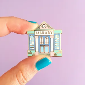 Lapel - Dark Academia Library Enamel Pin
