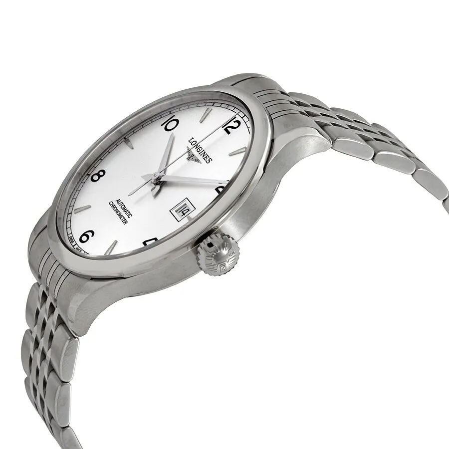 Longines Record Automatic Chronometer Silver Dial Men's Watch L2.821.4.76.6