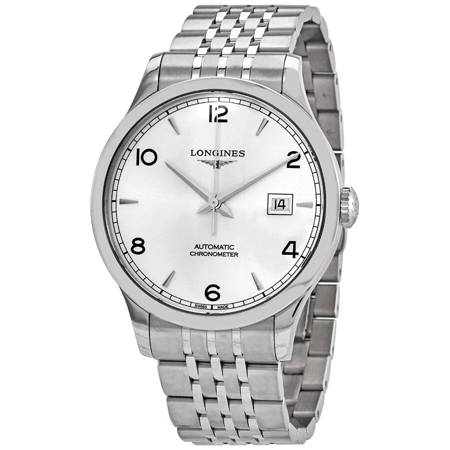 Longines Record Automatic Chronometer Silver Dial Men's Watch L2.821.4.76.6