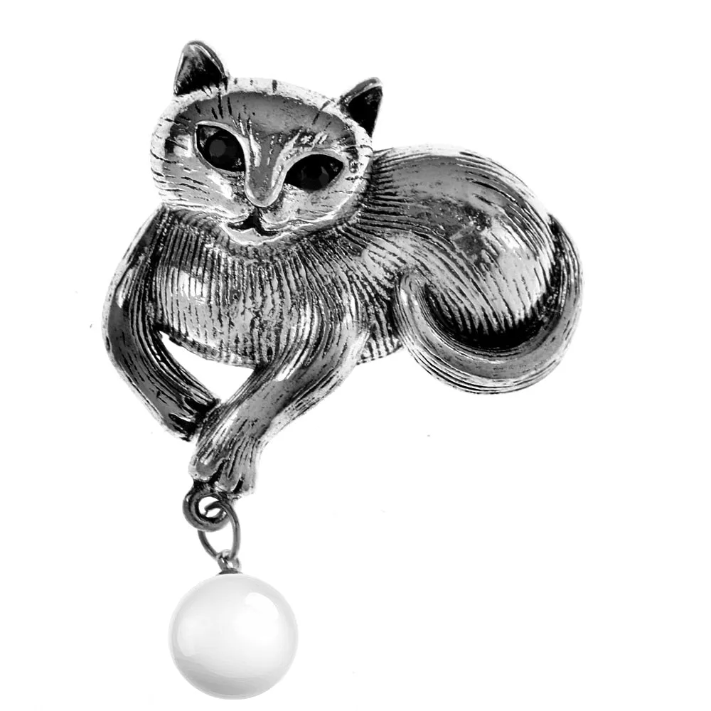 Lovely Cat Brooch Cute Animal Pins For Women