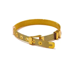 Luxury Gold Bangle Bracelet for Women 18 K Jewelry