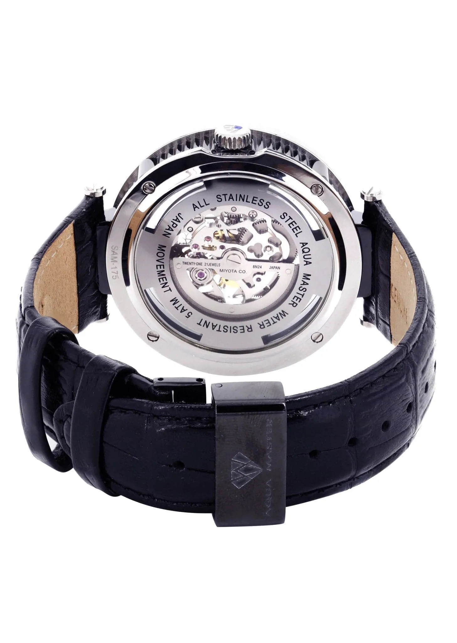 Mens White Gold Tone Diamond Watch | Appx. 1.26 Carats