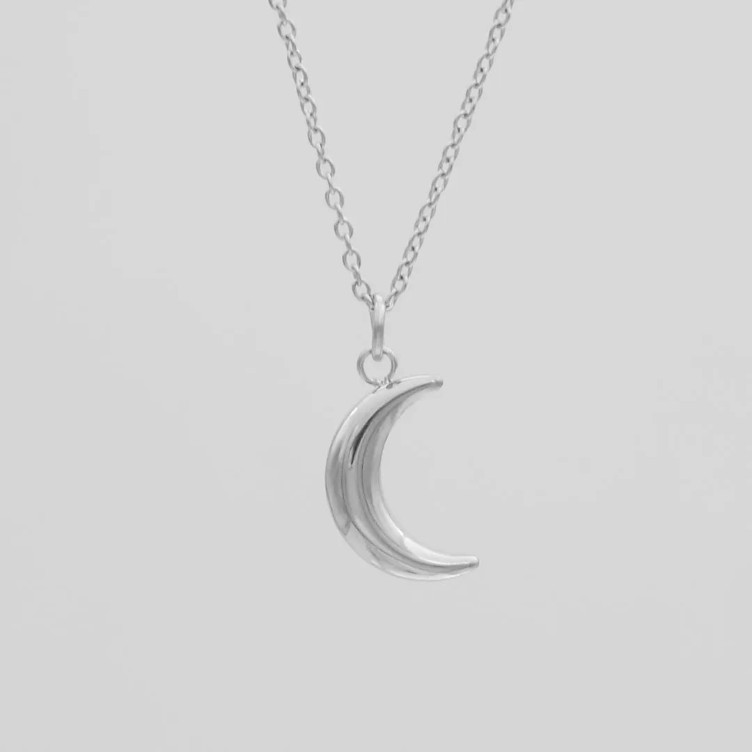 Mini Crescent Moon Necklace