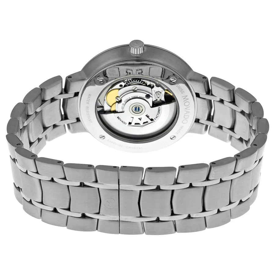 Movado 1881 Automatic Silver Dial Men's Stainless Steel Watch 0606915