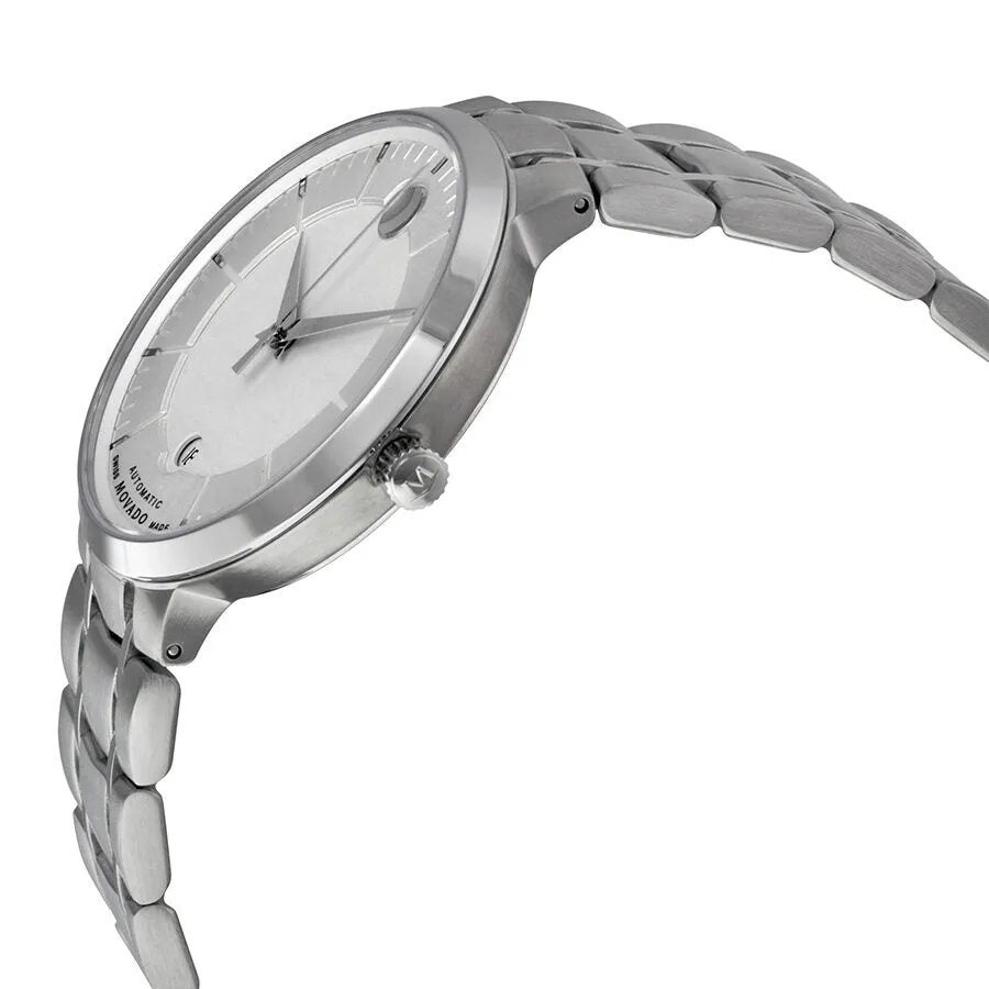 Movado 1881 Automatic Silver Dial Men's Stainless Steel Watch 0606915