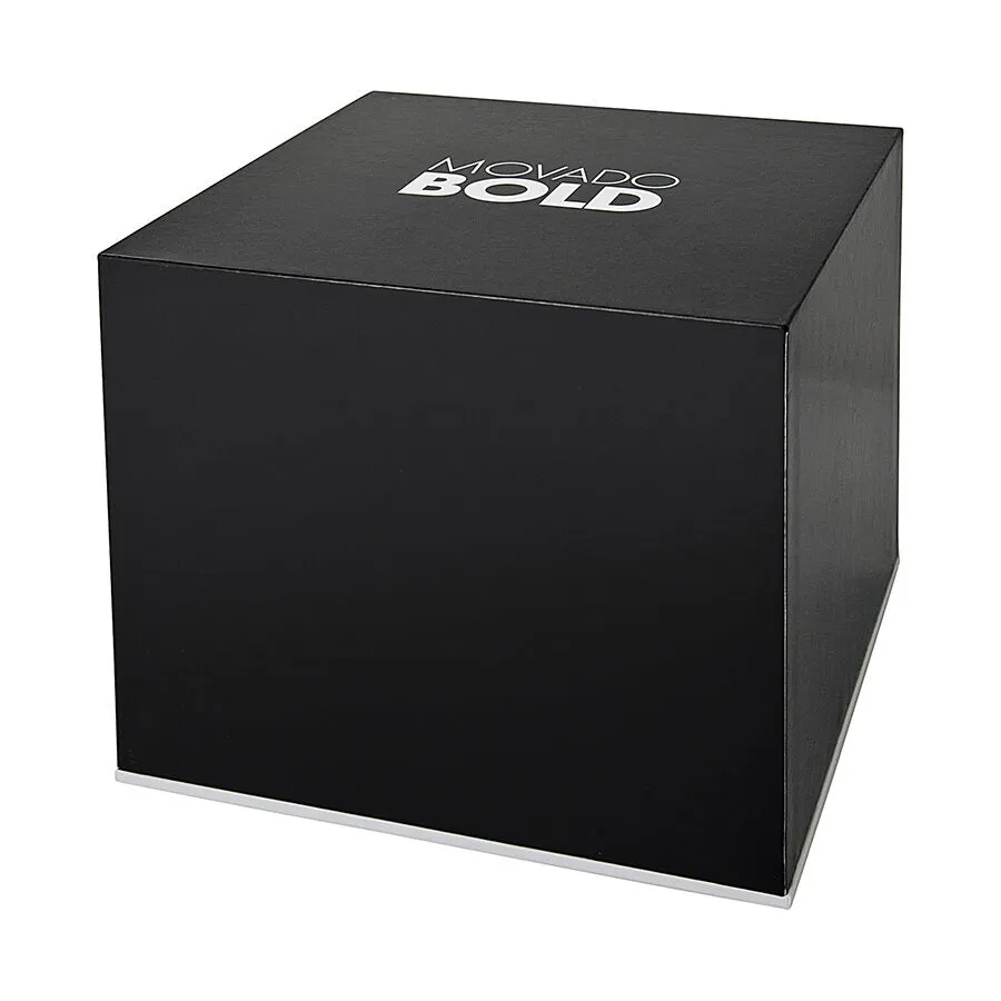 Movado Black Dial Two-Tone Ladies Watch 0606466