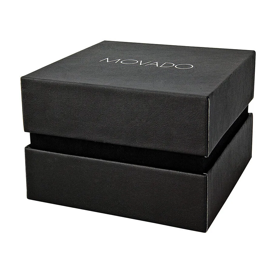 Movado Celo Black Dial Stainless Steel Men's Watch 0606839
