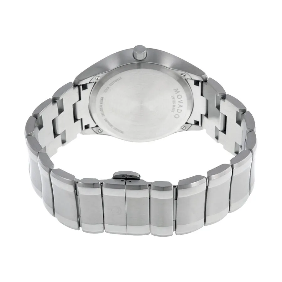 Movado Celo Black Dial Stainless Steel Men's Watch 0606839