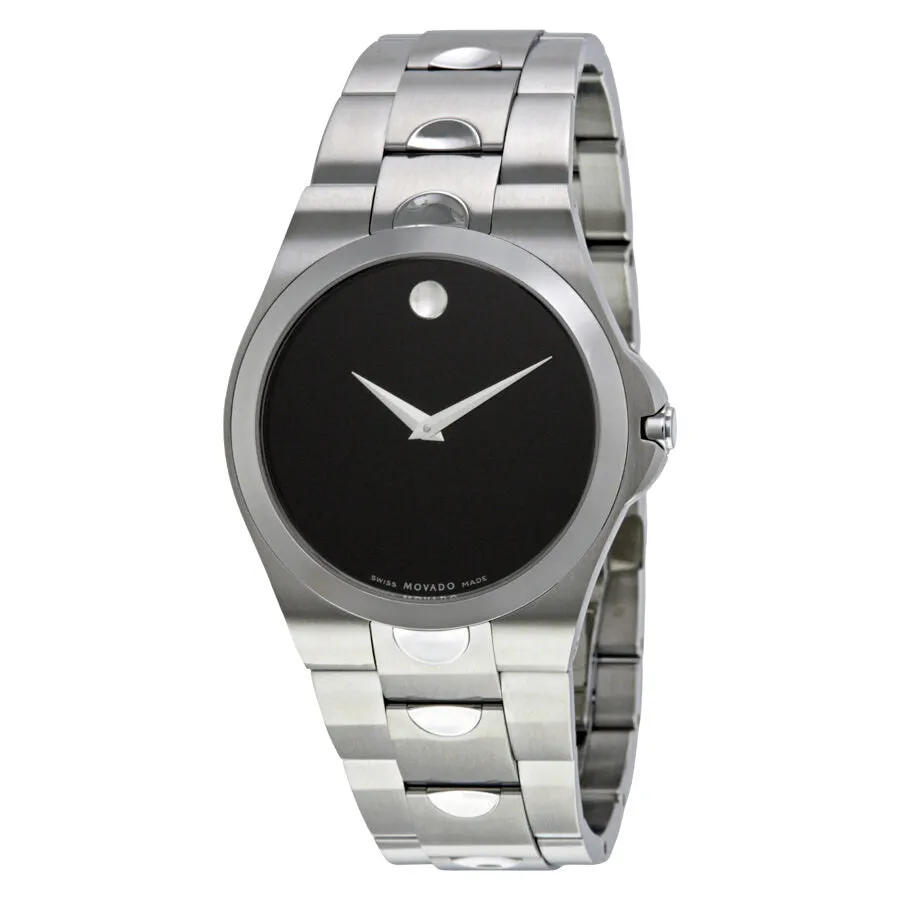 Movado Luno Black Dial Men's Watch 0605556