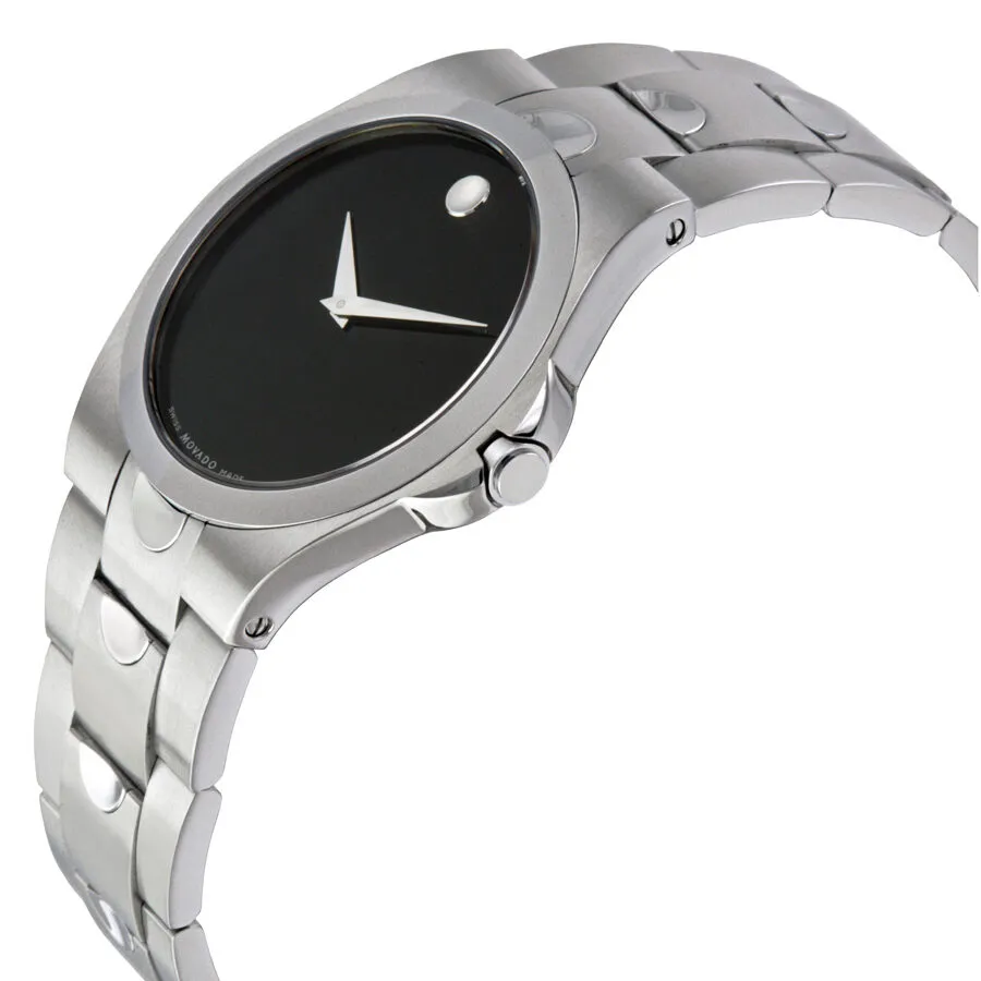 Movado Luno Black Dial Men's Watch 0605556