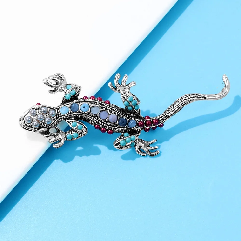 New Arrival Vintage Lizard Brooch Women And Men