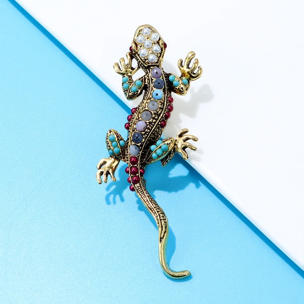 New Arrival Vintage Lizard Brooch Women And Men