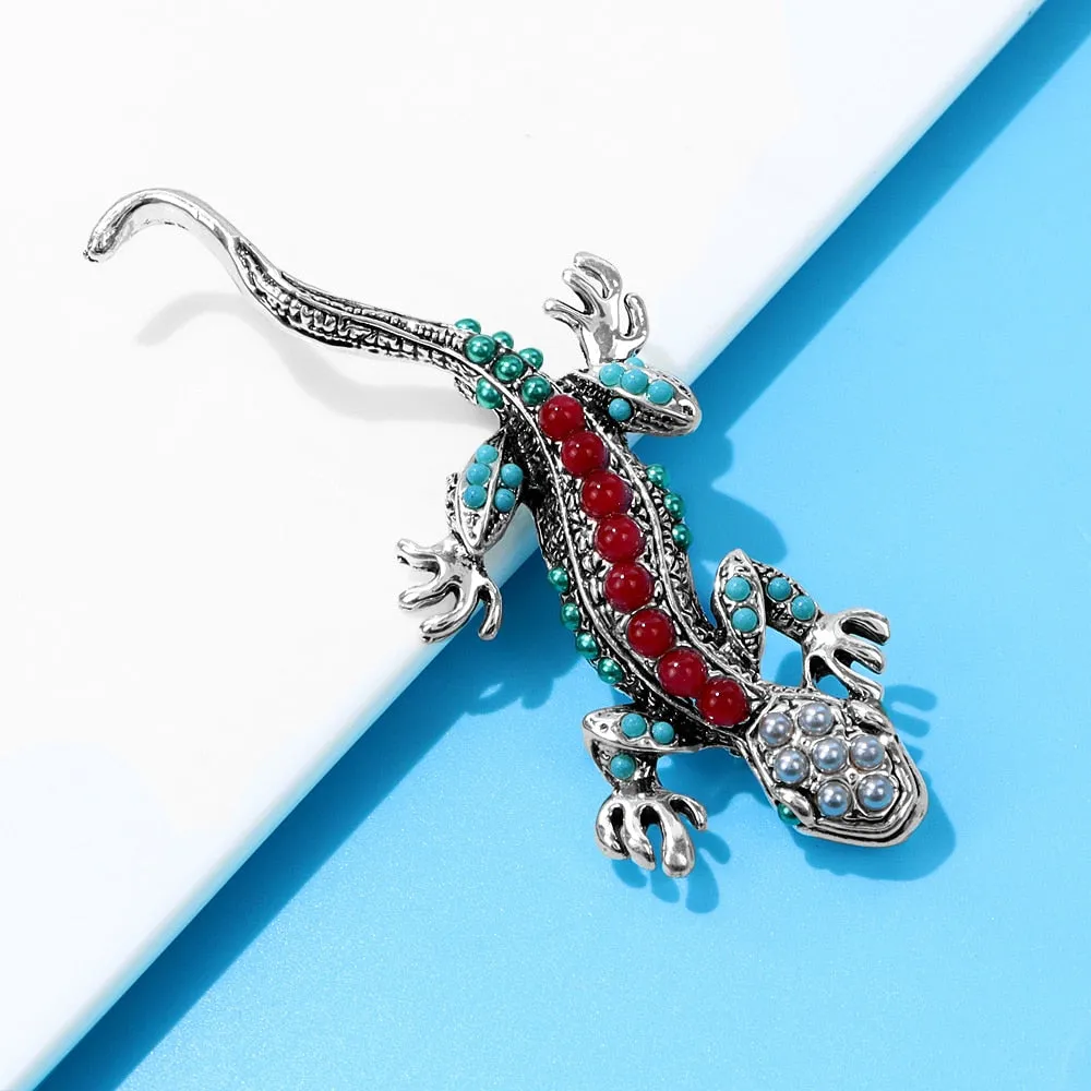 New Arrival Vintage Lizard Brooch Women And Men