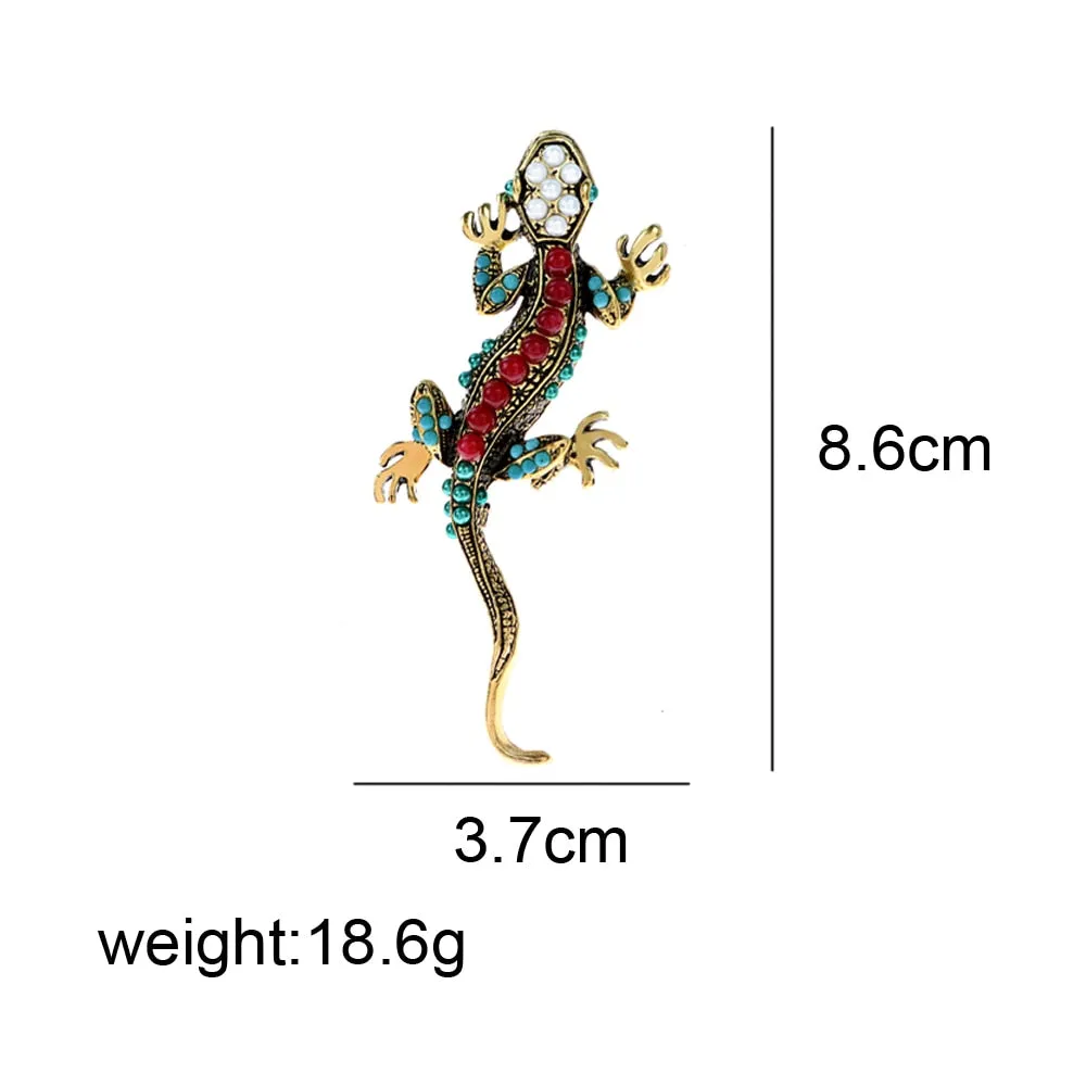 New Arrival Vintage Lizard Brooch Women And Men
