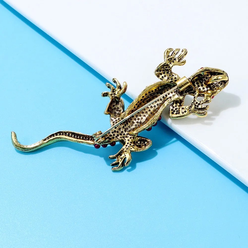 New Arrival Vintage Lizard Brooch Women And Men