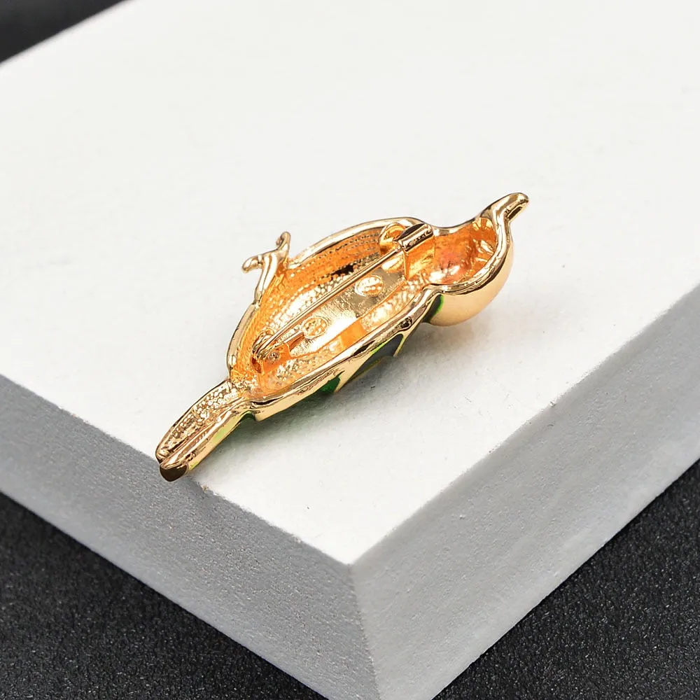 New Fshion Enamel Birds Brooches Sweet Cute Animal Parrot Brooch