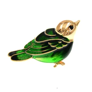 New Fshion Enamel Birds Brooches Sweet Cute Animal Parrot Brooch