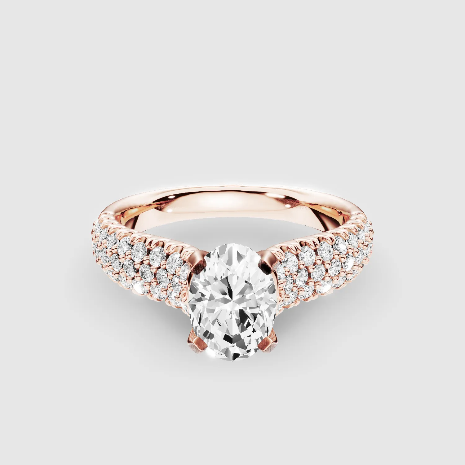 Oasis Solitaire Ring-Oval