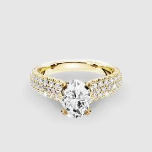 Oasis Solitaire Ring-Oval