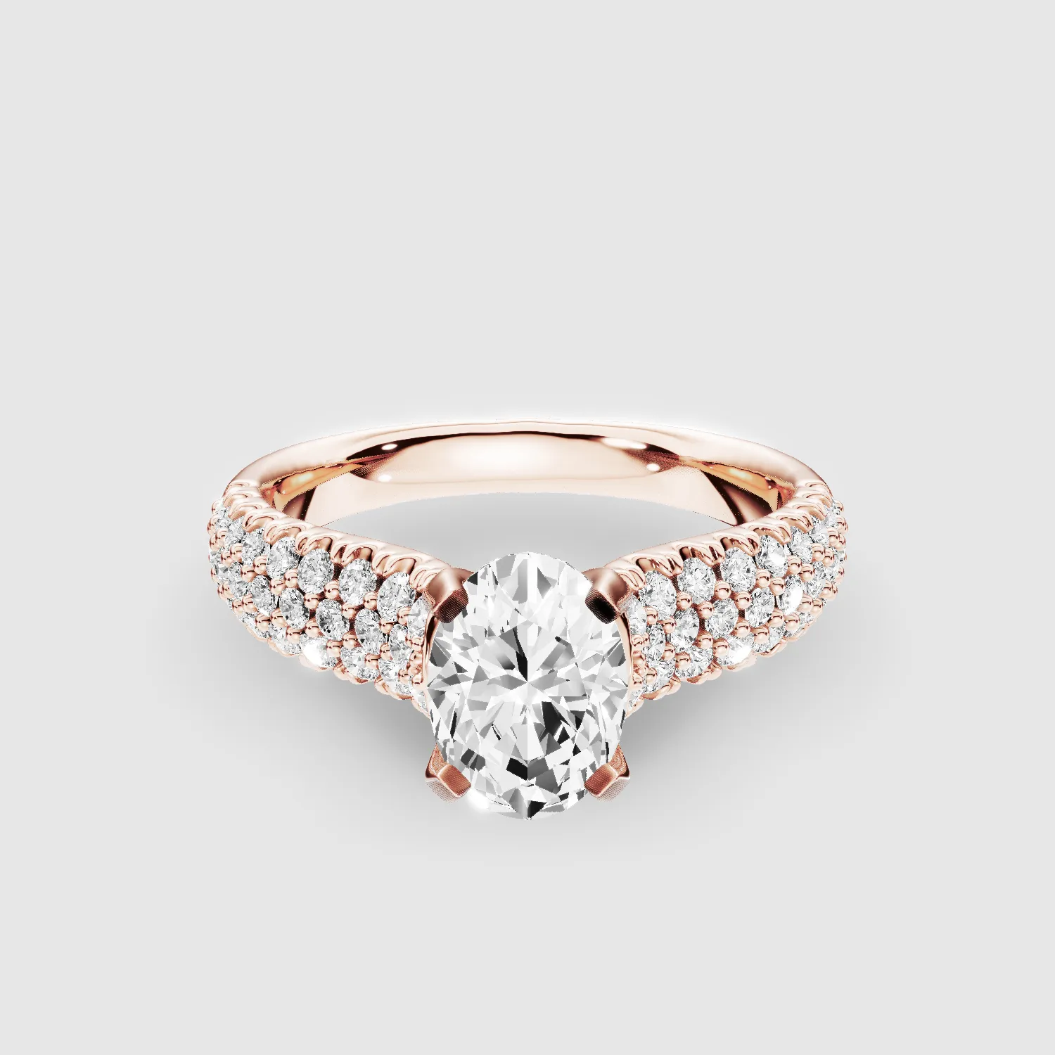 Oasis Solitaire Ring-Oval