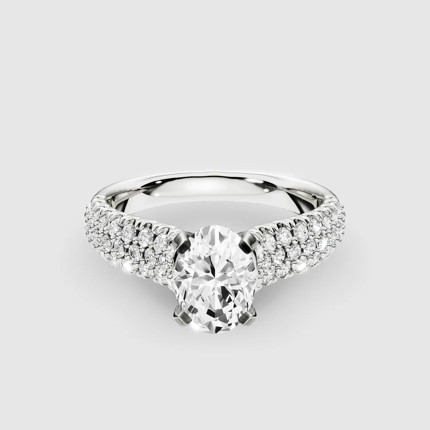 Oasis Solitaire Ring-Oval