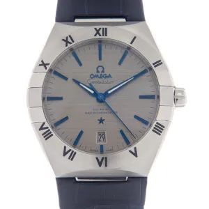 Omega Constellation Co-Axial Automatic Chronometer Grey Dial Men's Watch 131.13.39.20.06.002