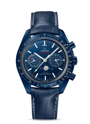 Omega Speedmaster Moonwatch Mens 44.25mm Ceramic Co-Axial Automatic Moonphase Watch 304.93.44.52.03.001
