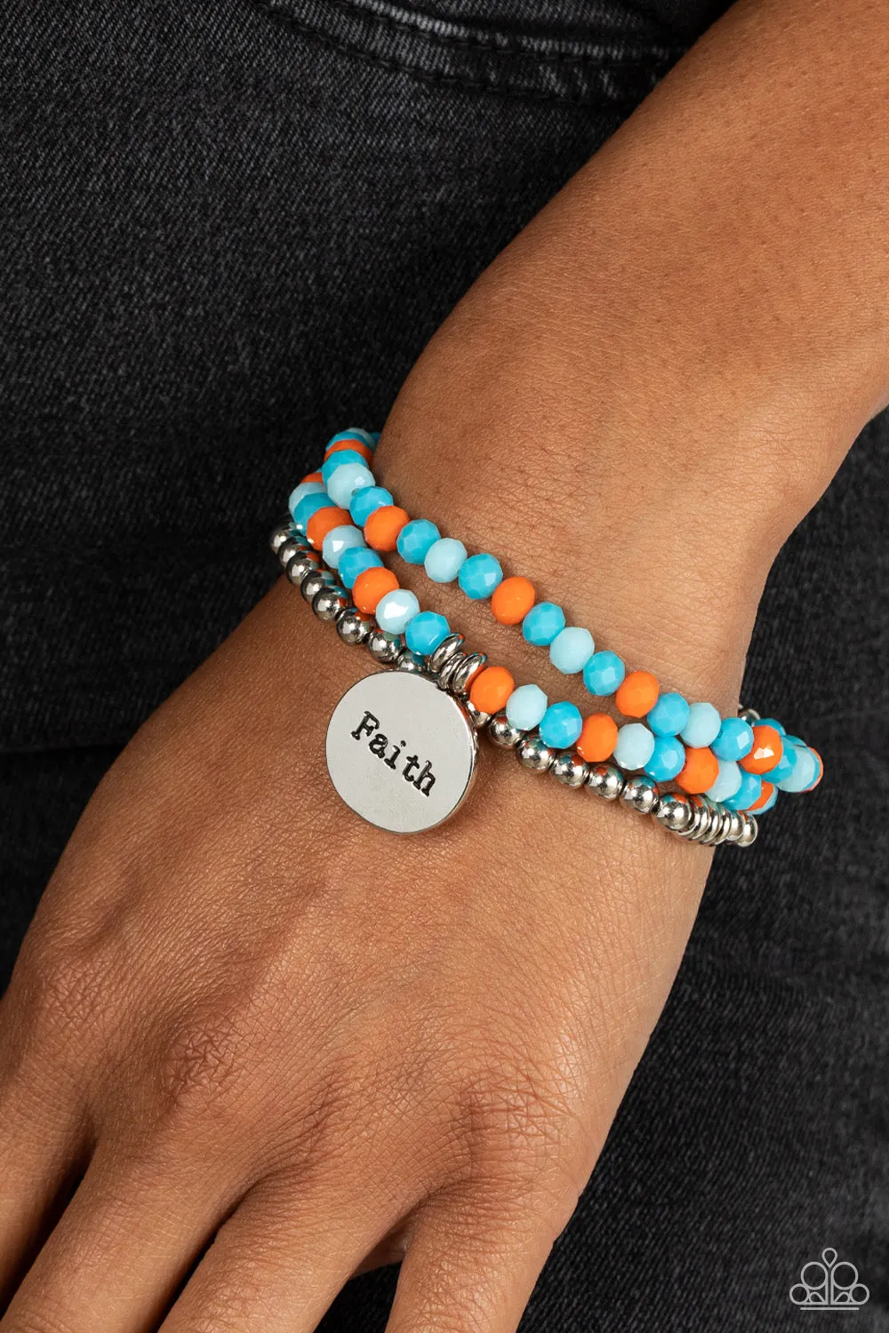 Paparazzi Fashionable Faith - Multi Bracelet