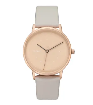 Rose Gold & Cloudy Grey with Taupe Watch | Lyka
