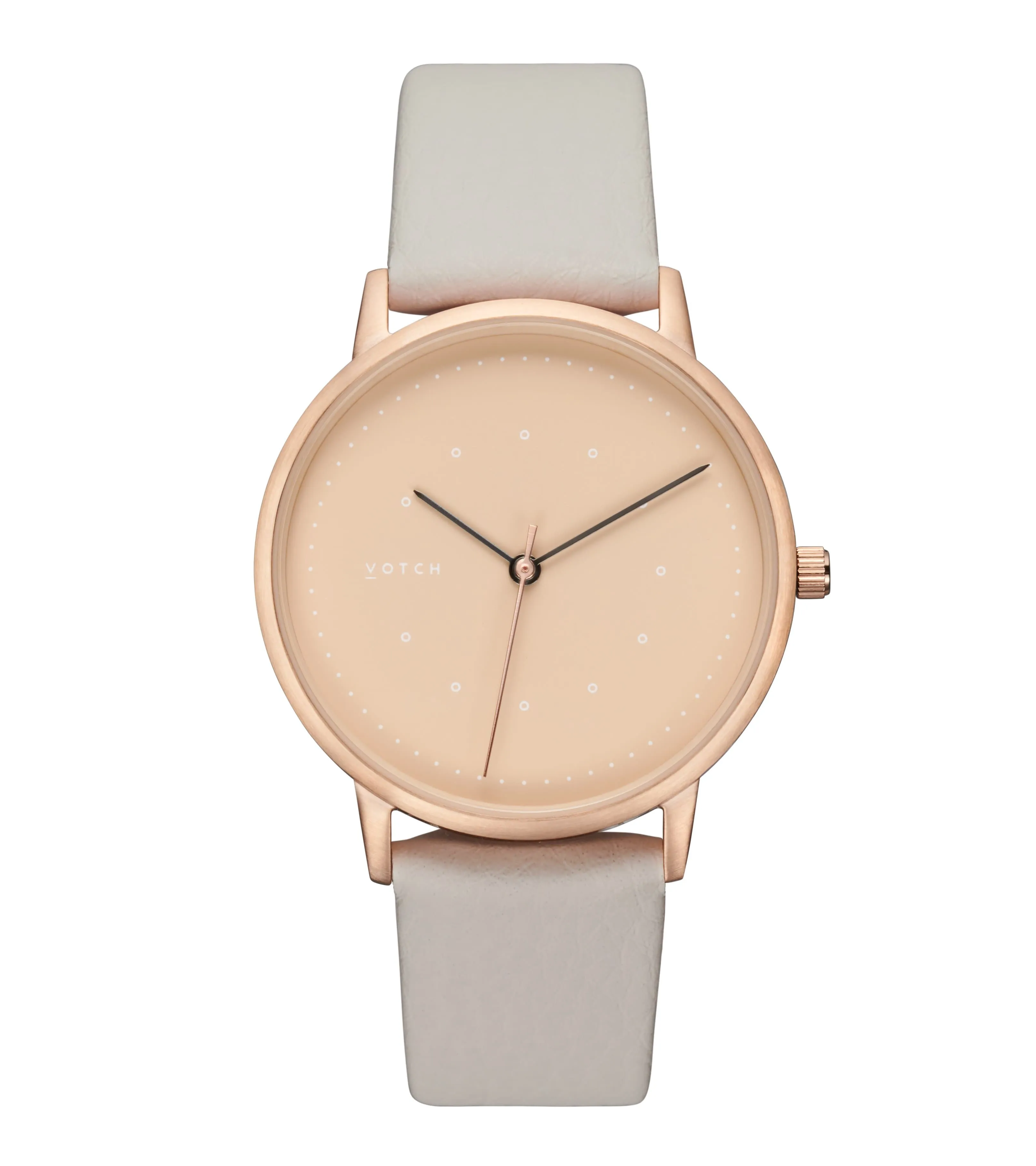 Rose Gold & Cloudy Grey with Taupe Watch | Lyka