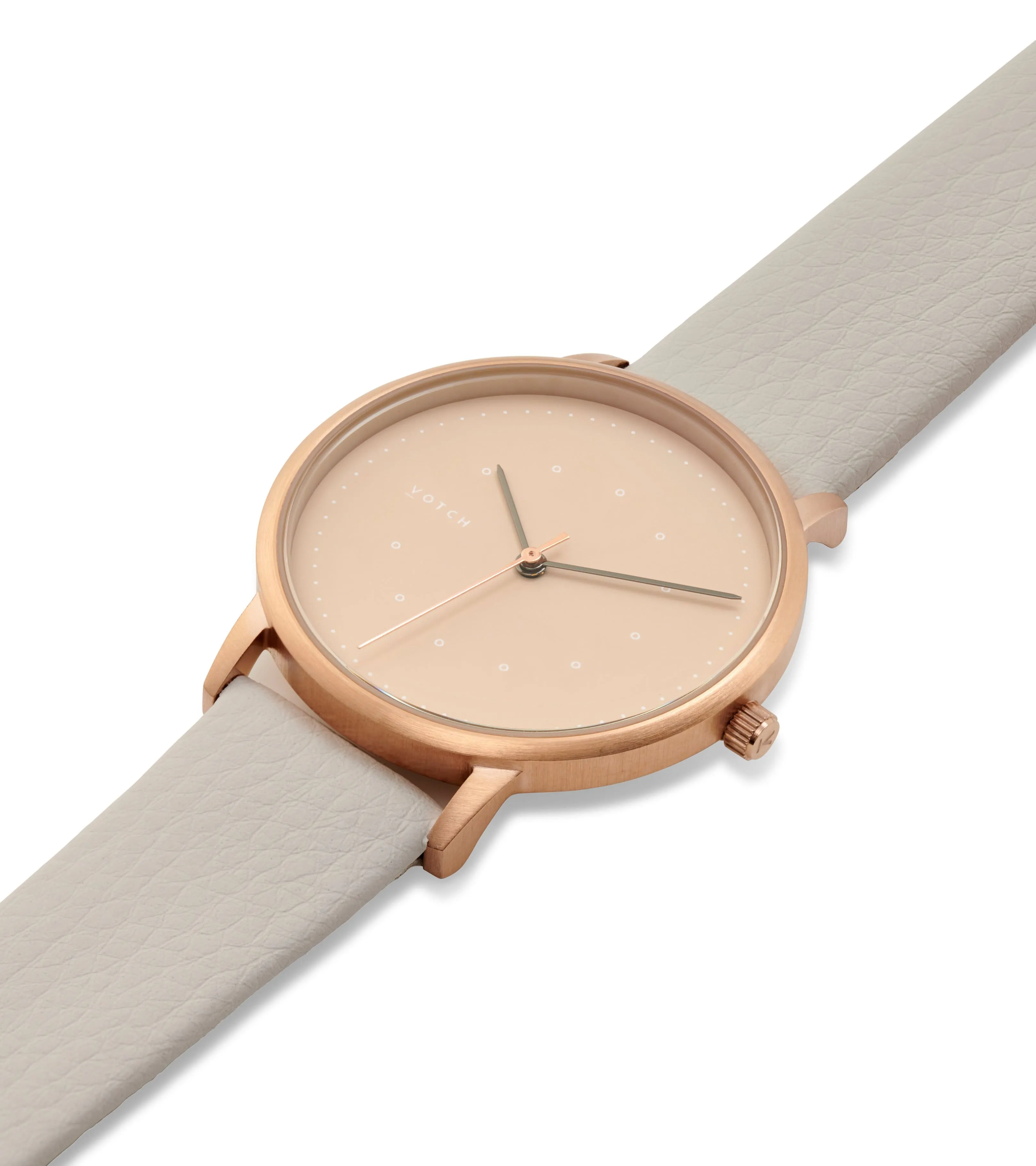 Rose Gold & Cloudy Grey with Taupe Watch | Lyka