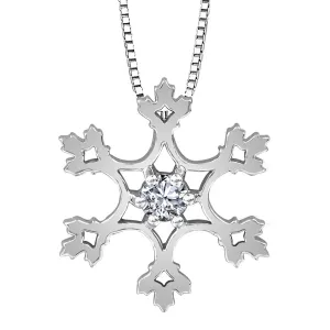 Snowflake Canadian Diamond Pendant