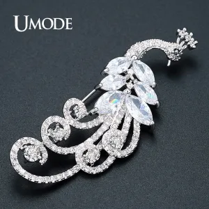 UMODE New Luxury CZ Animal Phoenix Brooches for Women