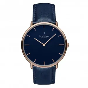 Unisex Native Leather Rose Gold 36mm Watch NR36RGLENANA