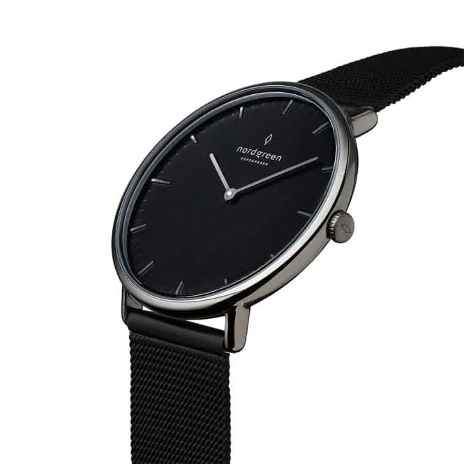 Unisex Native Mesh Gun Metal 40mm Watch NR40GMMEGUBL