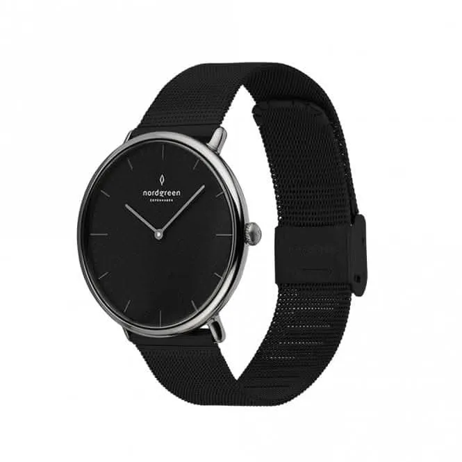 Unisex Native Mesh Gun Metal 40mm Watch NR40GMMEGUBL