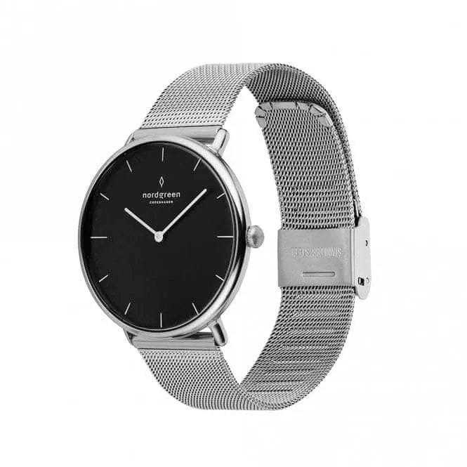 Unisex Native Mesh Silver 36mm Watch NR36SIMESIBL