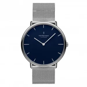 Unisex Native Mesh Silver 40mm Watch NR40SIMESINA